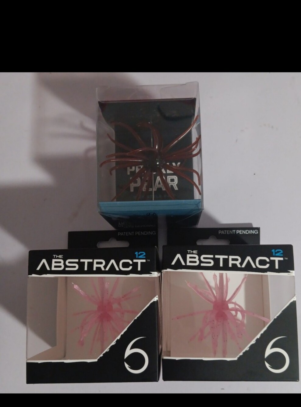 (3)6th Sense The Abstract 12mm Exc Color Rose Dust+Hag's Baits Prickly Pear NIP